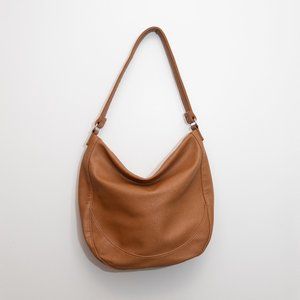 Jewell Brown pebbles leather Hobo shoulder bag